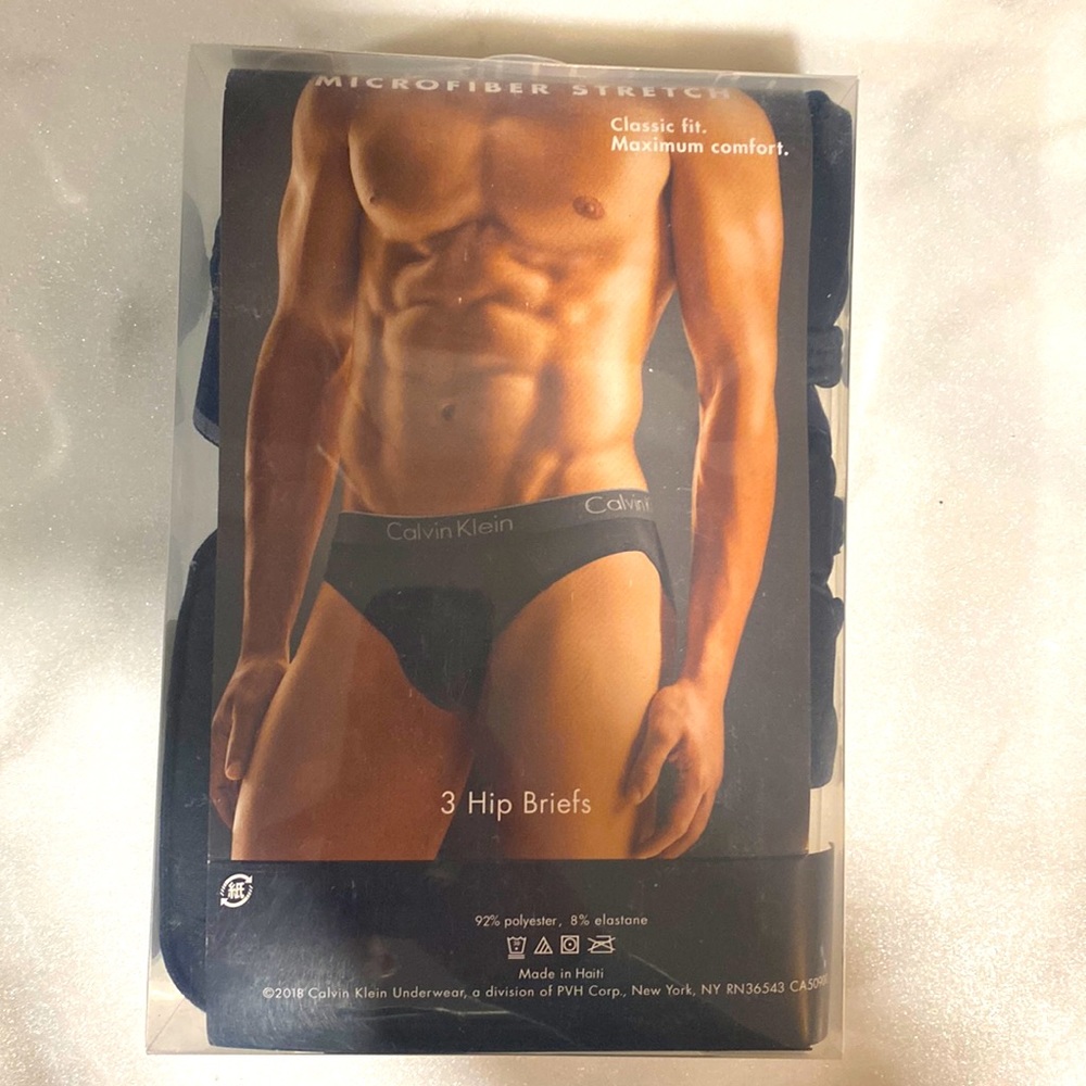 Calvin Klein Microfiber Hip Briefs